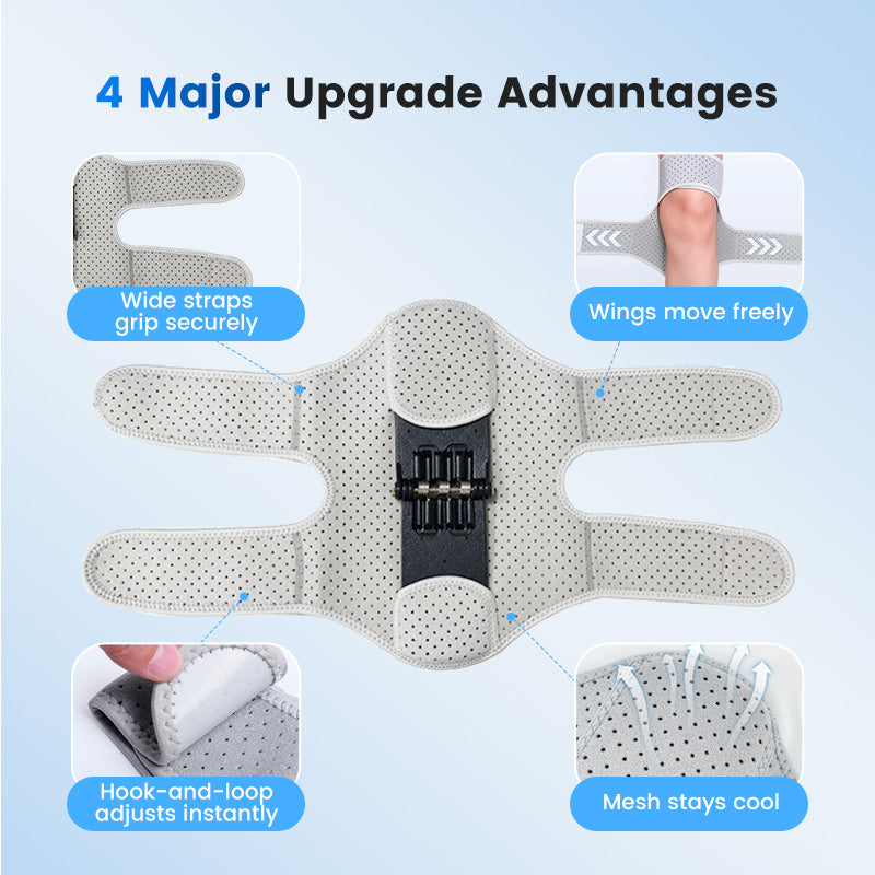 🥳2026 HOT SALE🥳💞50K+ SOLD!💥🛡️🌤️ 50% OFF! Adjustable Sport Knee Booster – Silicone grip, 4‑way stretch. Relieves strain during walks, hikes or workouts. Your joint’s best friend. 🦵💕