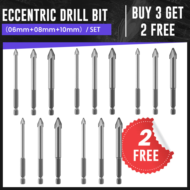 🔥🛠️Eccentric Drill Bit | Drill Tile, Brick & Concrete Without Cracking!