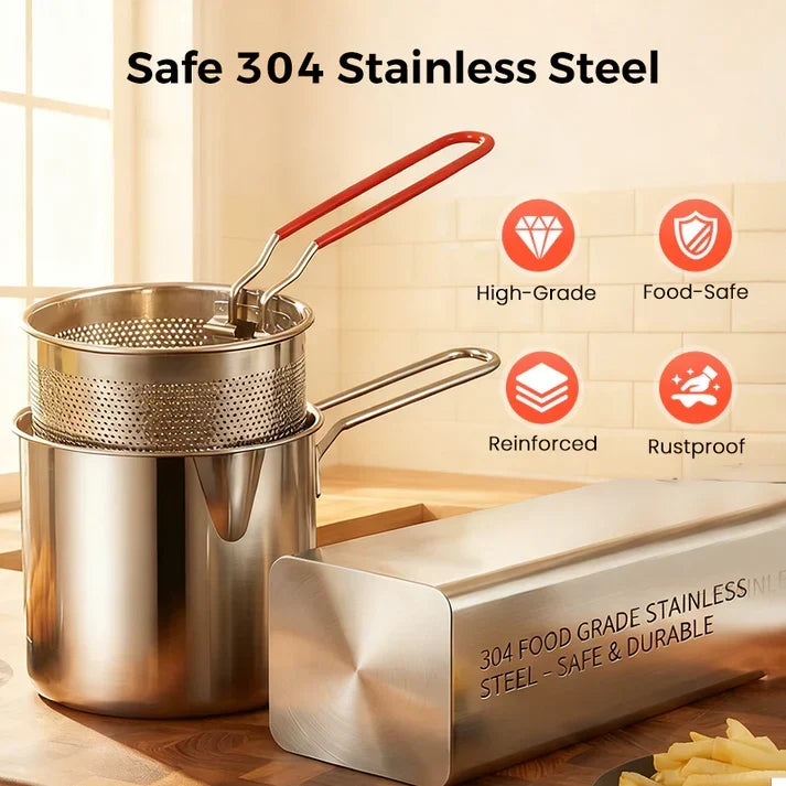 🔥Hot Sale 49% OFF🔥304 Stainless Steel Multifuntional Fryer