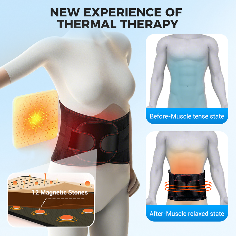 Heat-pressed Mesh Breathable Steel Plate Support Waist Protector