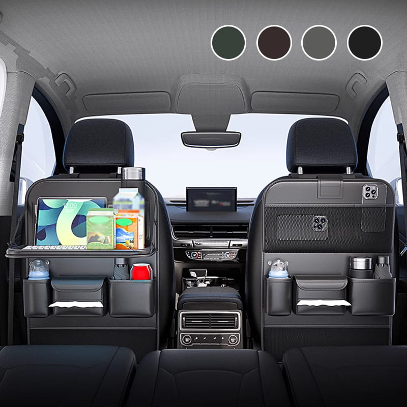 🔥2025 HOT SALE🔥Car Backseat Organizer with Foldable Table Tray