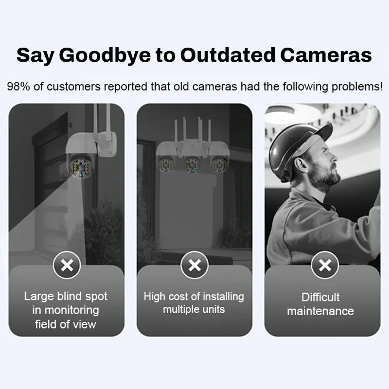✨🌞Wireless Night Vision Camera – Intelligent Security Around The Clock!|Free Shipping✈️