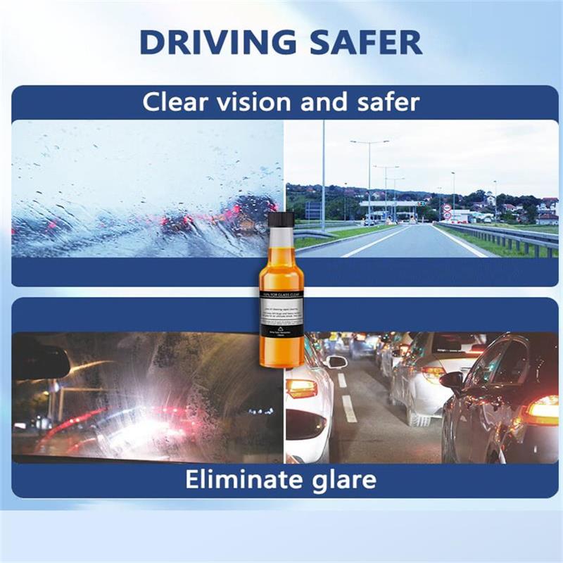 🔥HOT SALE✨Car Glass Oil Film Stain Removal Cleaner|Buy 3 Get 1 Free🚗