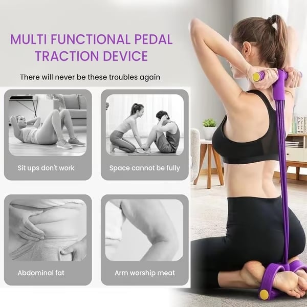 🔥2026 latest 8-Tube Pedal Resistance Device, Detachable And Adjustable Pedal Resistance Device