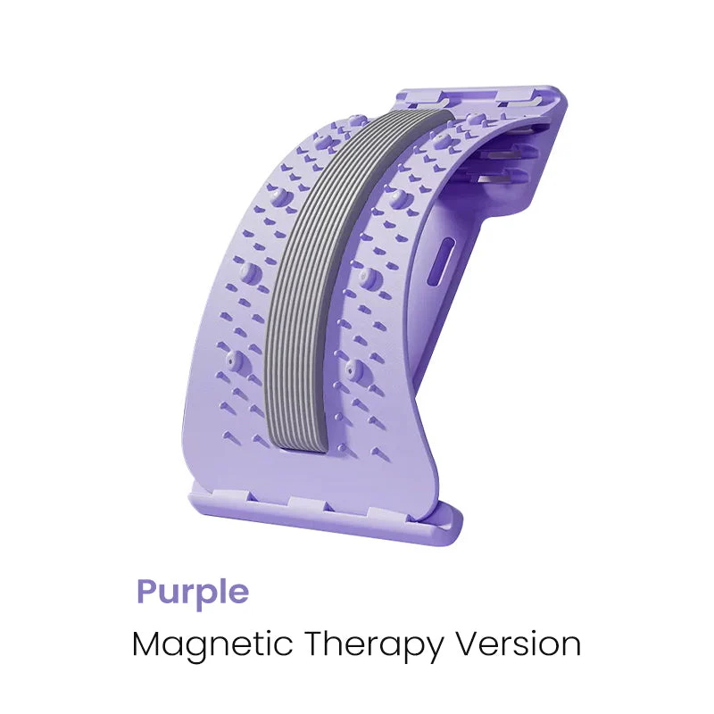 🧲 50% OFF NOW! 🔥 Magnetic Lumbar Stretcher – Acupressure Massage, Portable Design & Relieves Back Pain 🧘‍♂️✨