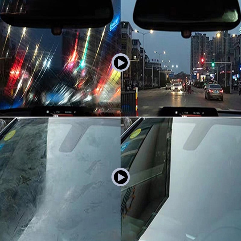 🔥HOT SALE✨Car Glass Oil Film Stain Removal Cleaner|Buy 3 Get 1 Free🚗