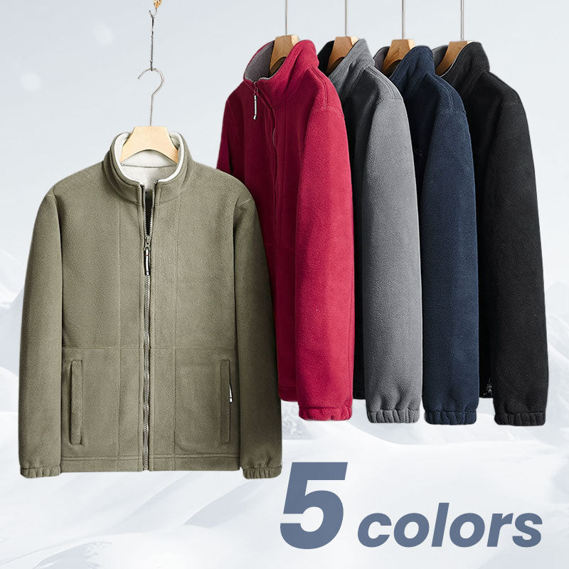 🔥Hot Sale 50% OFF🔥Free Shipping - Men's Double Face Fleece Jacket