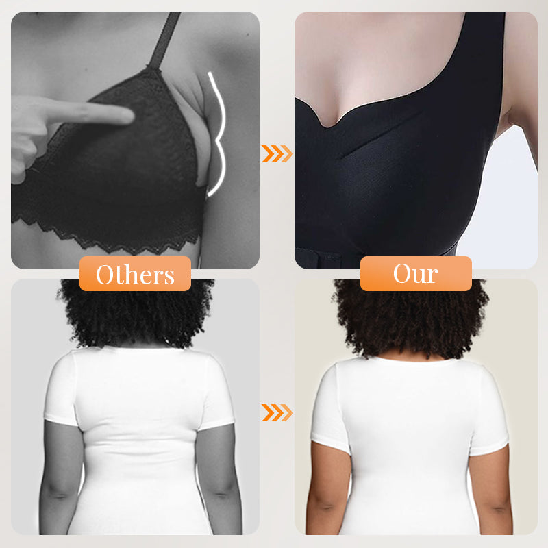💕Women's Cozy Seamless Push Up Front Closure Bra🎁