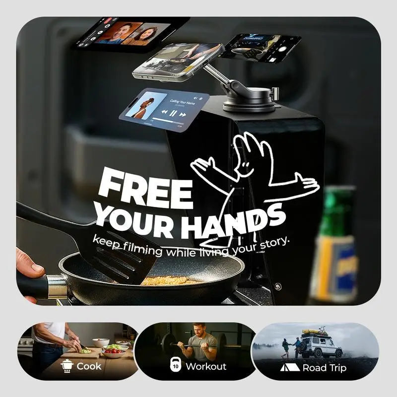 🔥2026 HOT SALE🔥Foldable Magnetic Car Phone Holder