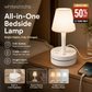 💡🔌 Bedside Lamp with USB & AC Outlets – 50% OFF! 3/4 AC, 2 USB, 1 Type-C – charge devices while you sleep. ⭐🏠