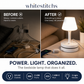 💡🔌 Bedside Lamp with USB & AC Outlets – 50% OFF! 3/4 AC, 2 USB, 1 Type-C – charge devices while you sleep. ⭐🏠