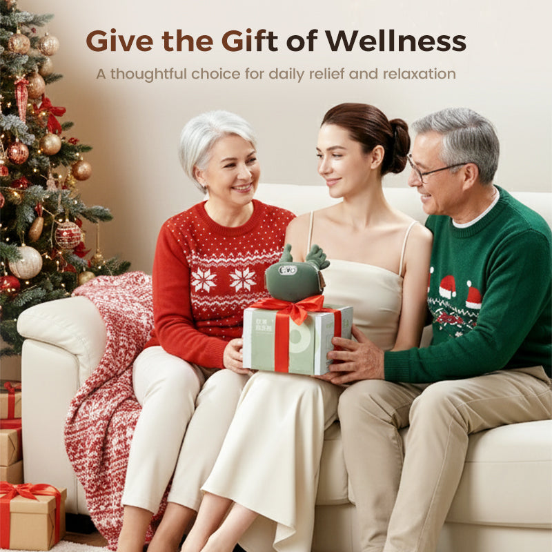 💆‍♂️ 50% OFF NOW! ✨ Portable Neck Massager – Shiatsu Kneading, 3D Deep Relief & Wireless Use 🔋