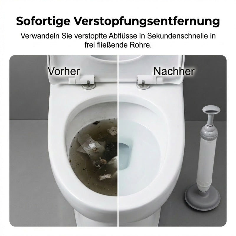 💎 Household high-pressure toilet pipe cleaner – Instant blockage removal, no chemicals, no mess!