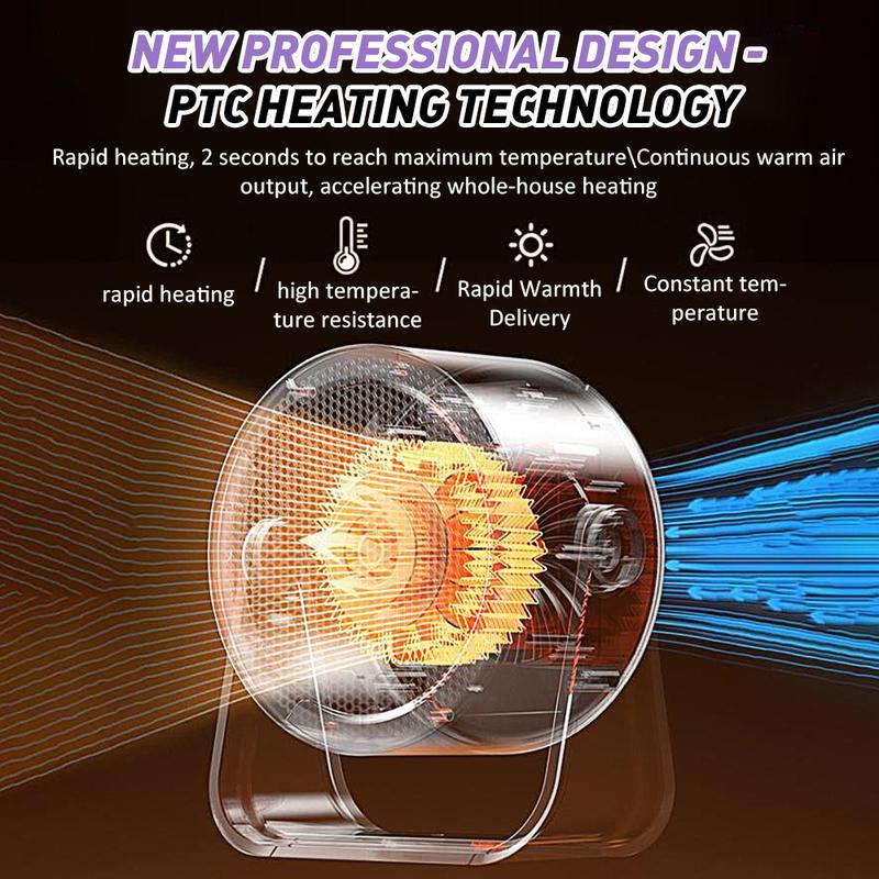 🔥50% OFF NOW! ❄️ Portable Instant Heat Heater – Mini Desktop & Outdoor, Rapid Warming & Energy Efficient ⚡✨