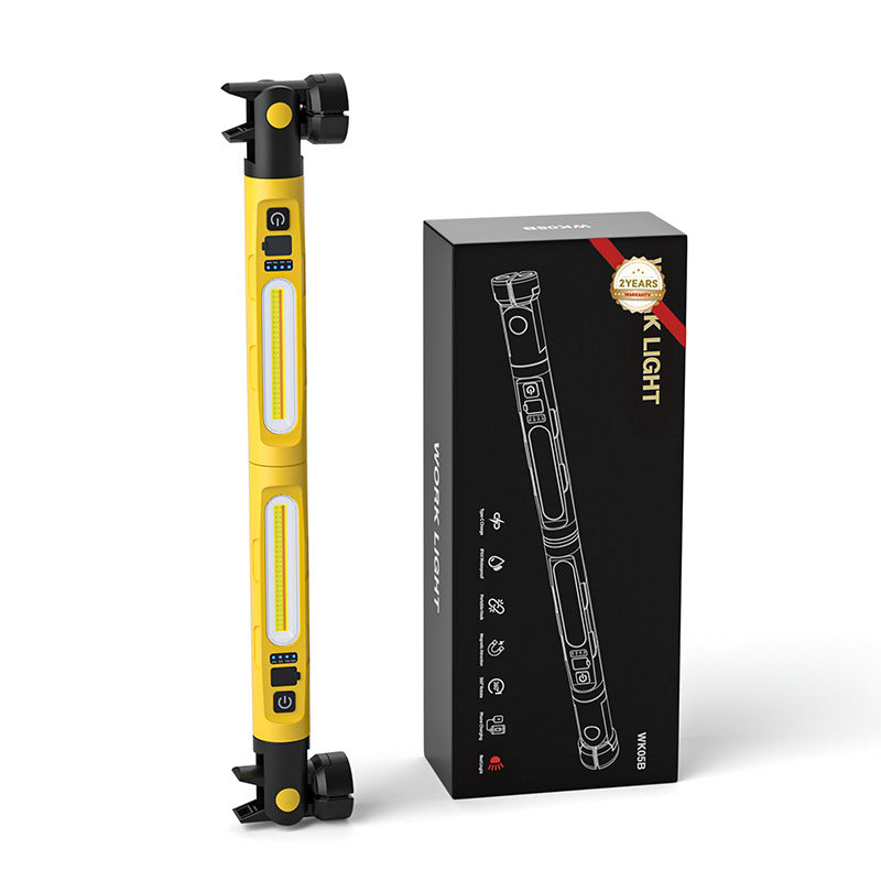 📢📢50% OFF !! ⏰3000LM LED Work Light – Magnetic + hook, 5200mAh battery, 360° rotation. Type‑C fast charge. Bright as day anywhere! 🔋✨