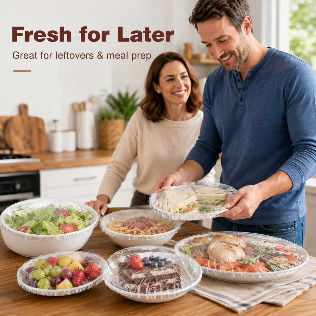 ⏳LAST DAY SALE ONLY $0.059!🔥Disposable Stretch Food Covers for Bowls & Plates