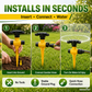 🏡BUY 1 GET 1 FREE✨360° Rotation Auto Irrigation System Garden Lawn Sprinkler Patio