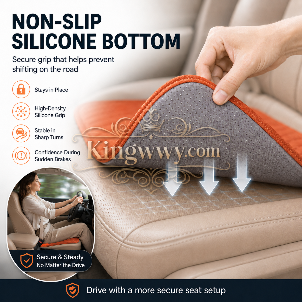 Universal Breathable Car Seat Cushion