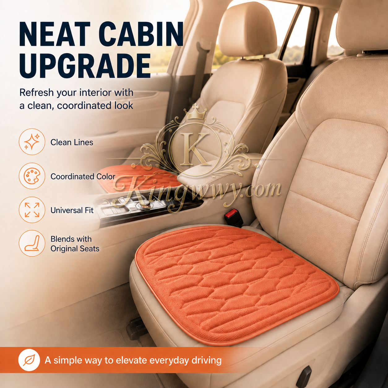 Universal Breathable Car Seat Cushion