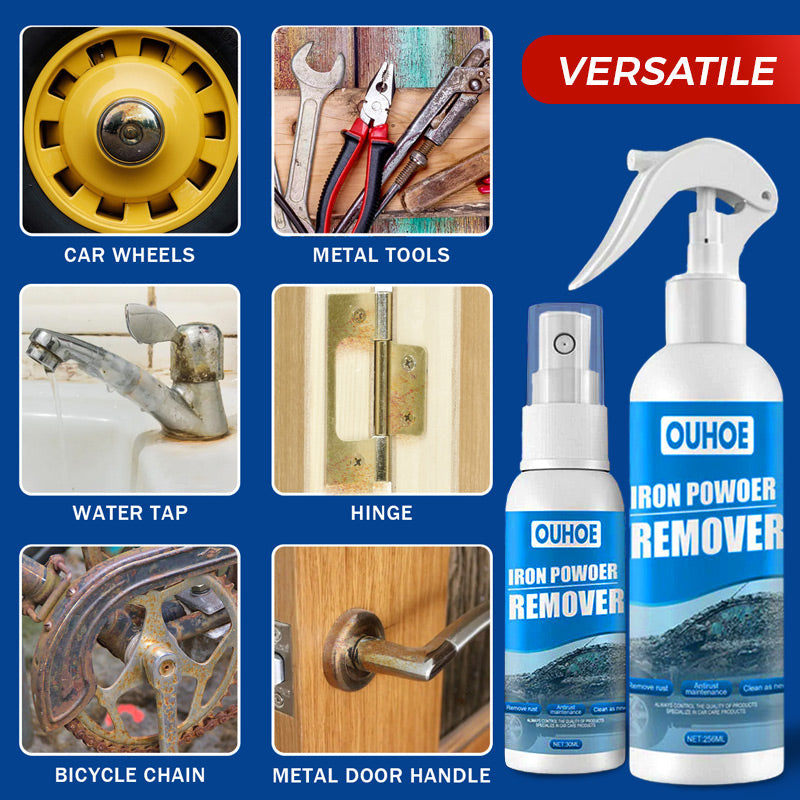 🔥 Multi‑Purpose Rust Remover Spray – Rust Gone, Metal Like New! 🛠️✨ Dissolves rust on contact – wheels, tools, chains, and more. 💪🚗
