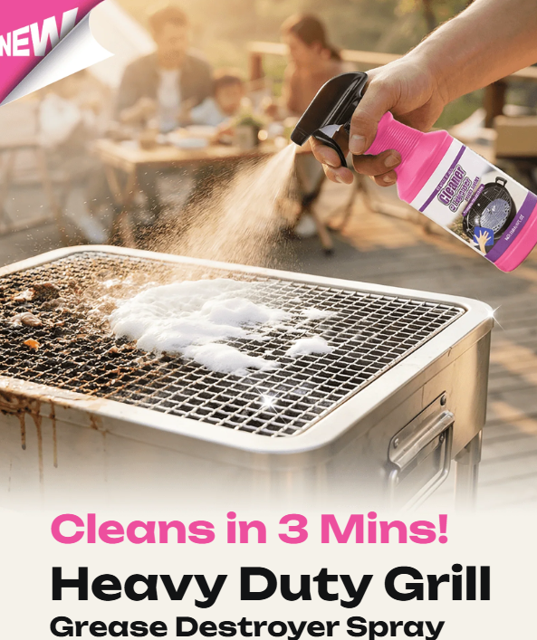 🌟BUY 3 GET 1 FREE!!💦Fast-Acting Heavy-Duty Grill Degreaser Spray
