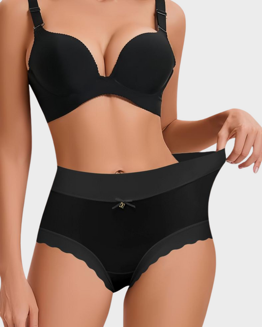 🌸Last Day-Buy 1 Get 3 Packs🔥2025 Silky High-Waist Seamless Briefs With Scalloped Edges