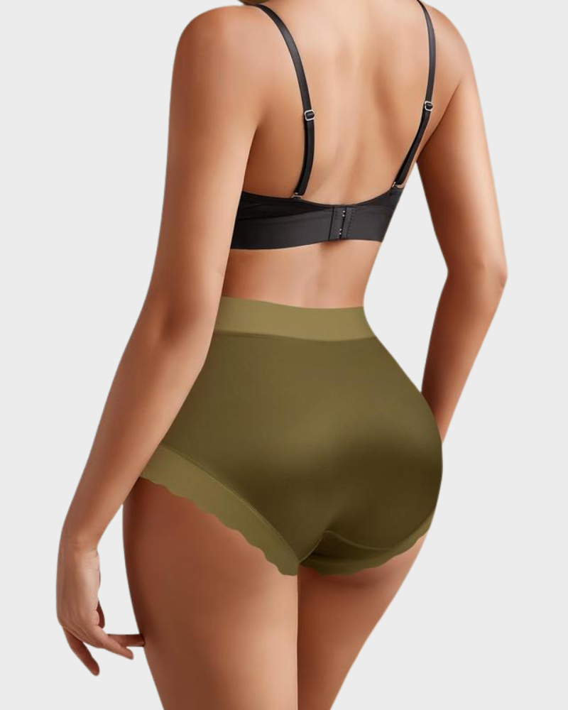 🌸Last Day-Buy 1 Get 3 Packs🔥2025 Silky High-Waist Seamless Briefs With Scalloped Edges
