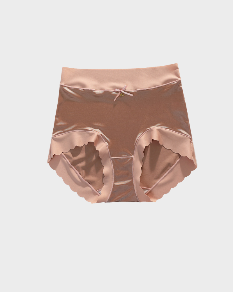 🌸Last Day-Buy 1 Get 3 Packs🔥2025 Silky High-Waist Seamless Briefs With Scalloped Edges