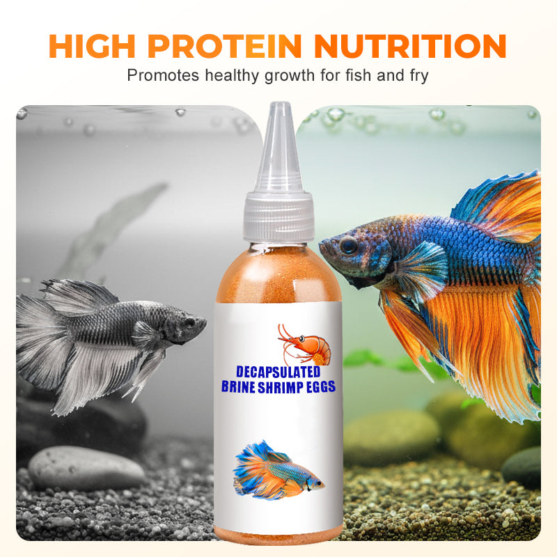 🎄 Encapsulated Brine Shrimp Eggs as Fish Food 🎁 (Ready for immediate consumption by your fish!) ❄️🐟