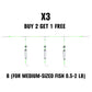 🔥3 Hooks Anti Drift Bottom Fishing Rig
