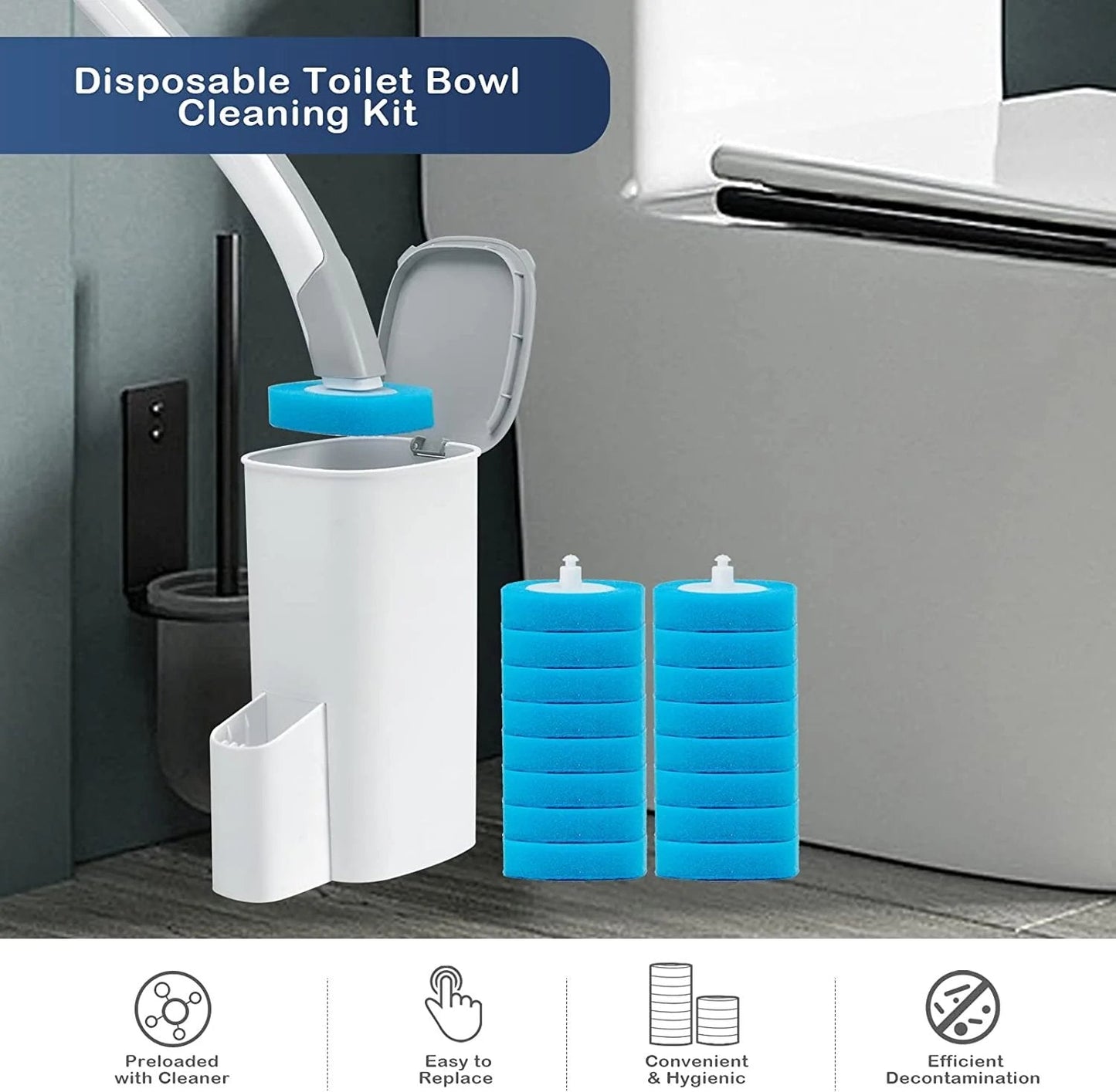 🔥Hot Sale -50% off🔥 Disposable Toilet Cleaning System
