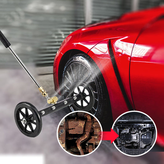🔥2025 Hot Sale 🔥Undercarriage Pressure Cleaner Water Broom Dual Purpose Road Undercarriage Cleaner Dual Function Car Chassis Cleaning Brush