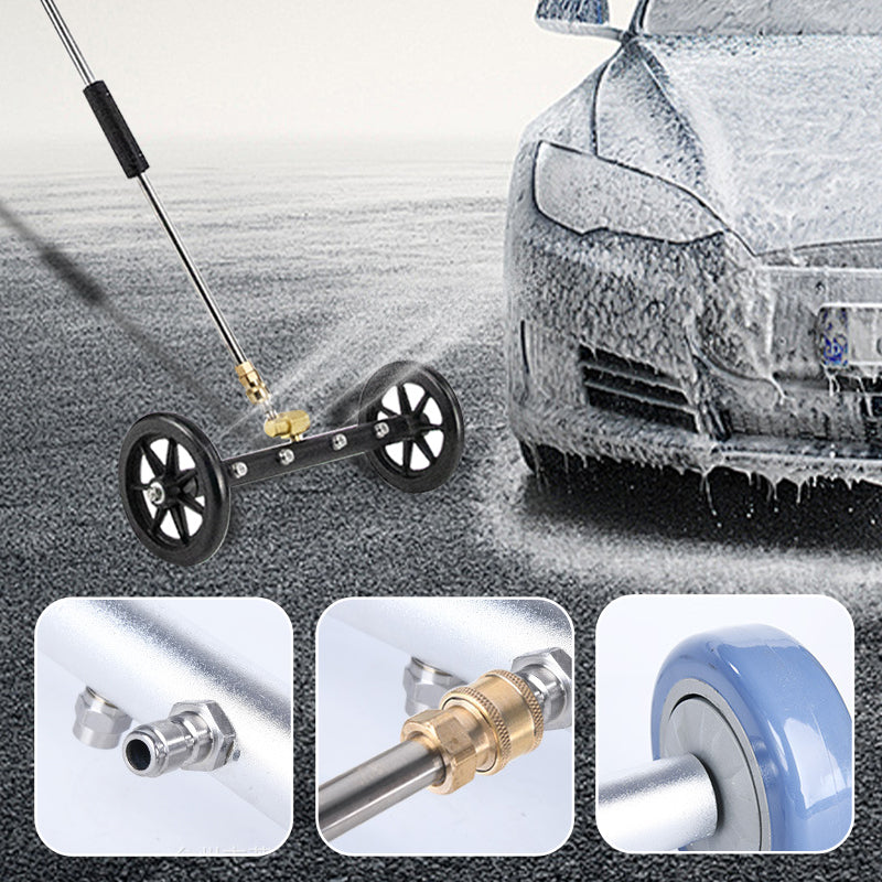 🔥2025 Hot Sale 🔥Undercarriage Pressure Cleaner Water Broom Dual Purpose Road Undercarriage Cleaner Dual Function Car Chassis Cleaning Brush