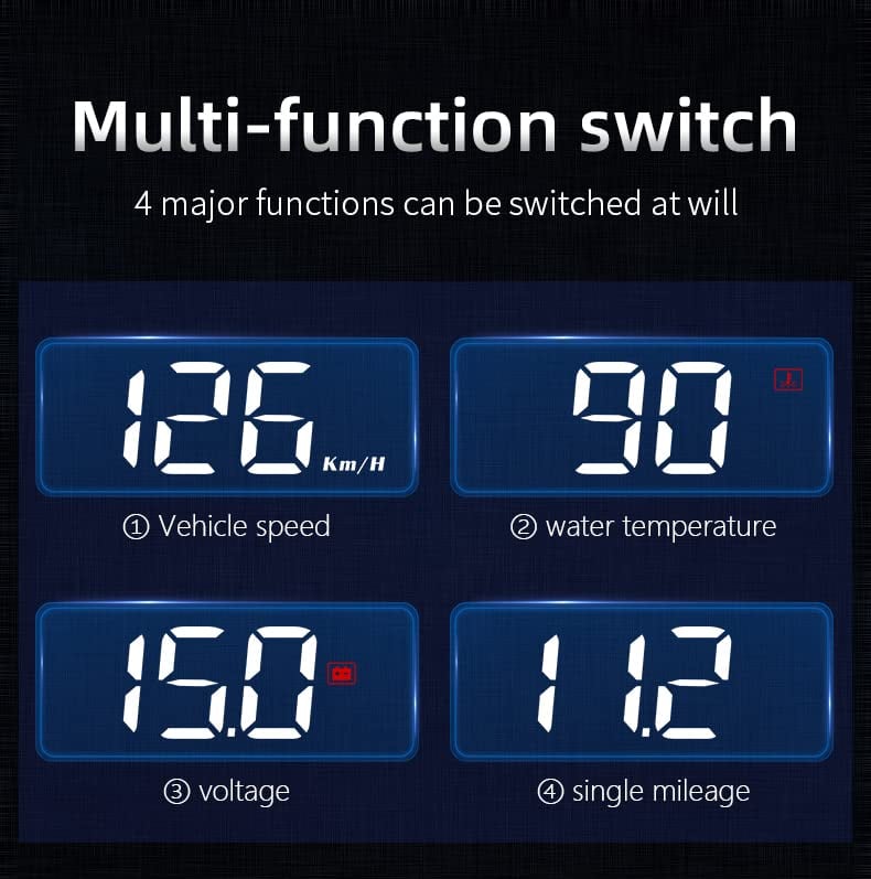 🔥HOT SALE💝Car HUD Speedometer Display Windshield Projector🚗