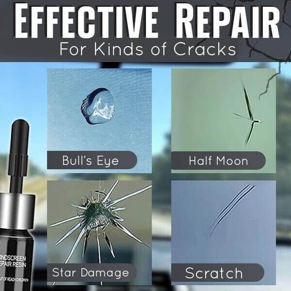 🔥LIMITED SALE - BUY 1 GET 1 FREE🔥🚗❤️‍🩹Cracks Gone Glass Repair Kit👍👍