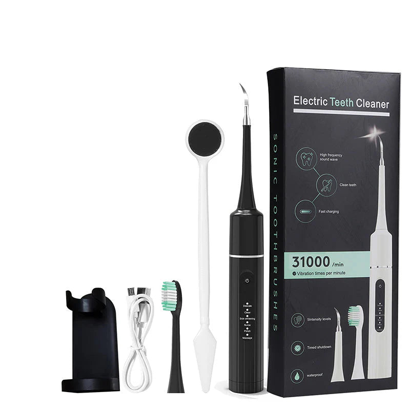 🦷 Ultrasonic Electric Tooth Cleaner - Deep Clean & Whitening at Home Like a Dentist! ✨