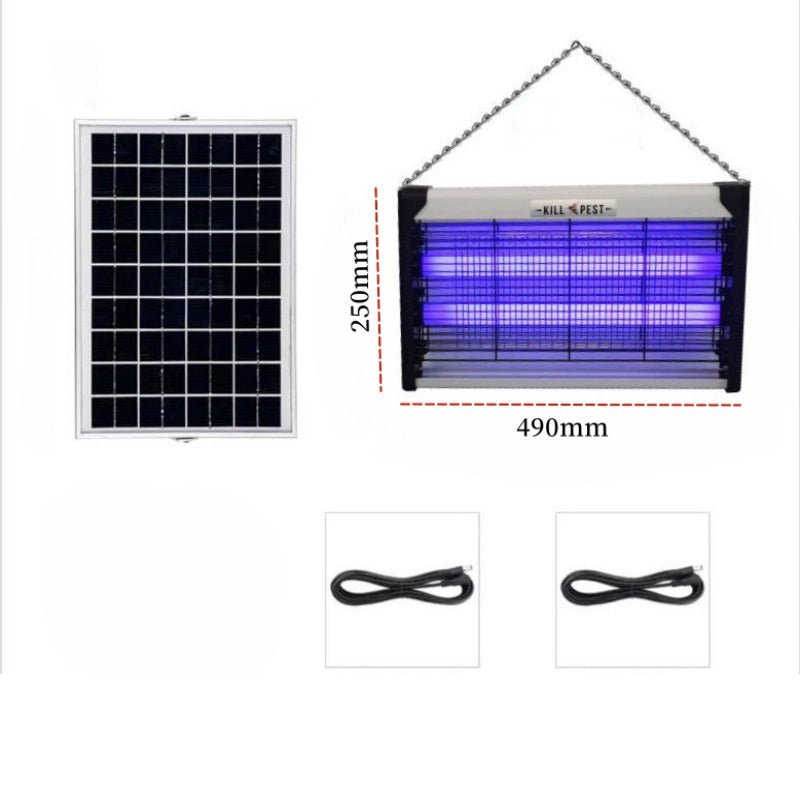 🏆2026 New Arrivals - 50% Off!🔥3500V High Powered Solar Bug Zapper for Indoor & Outdoor ｜Zap mosquitoes day and night – solar‑powered, chemical‑free, 3500V of instant kill ⚡🦟✨