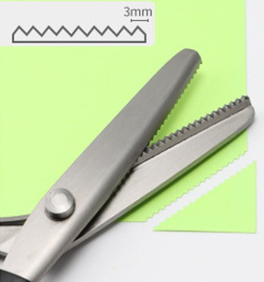 ✂️50% OFF NOW! Pinking Sewing Scissors, Zig Zag Fabric Shears Prevent Cloth Fraying for Sewing Quilting DIY Crafts
