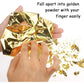 500 sheets of imitation gold leaf and foil sheets for art, flake painting, gilding, crafting, and decoration (9 cm x 9 cm)