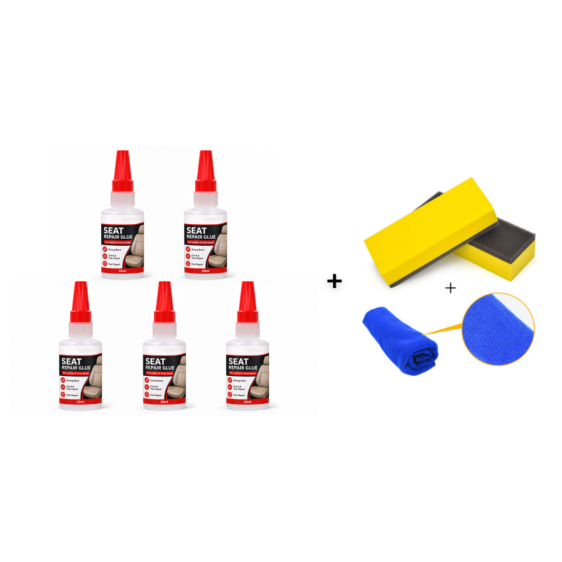 🚗Buy 2 Get 1 Free! Quick Dry Car Seat Leather Repair Glue‑ Precision Nozzle Vinyl & Leather Adhesive, Permanent Bond Repair Glue for Car Seats, Sofas & Leather Furnitures