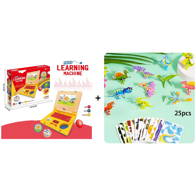 💻 50% Off! 🧸 Interactive Toy Laptop—featuring lights, sounds, and educational games—fostering creativity and motor skills through play 🎵