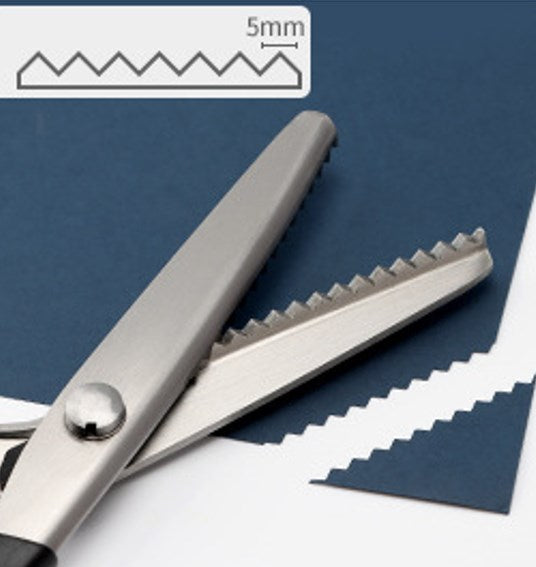✂️50% OFF NOW! Pinking Sewing Scissors, Zig Zag Fabric Shears Prevent Cloth Fraying for Sewing Quilting DIY Crafts