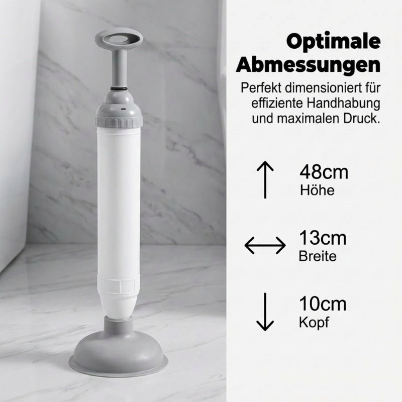 💎 Household high-pressure toilet pipe cleaner – Instant blockage removal, no chemicals, no mess!