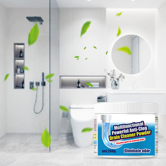 ⚡30K+ SOLD!Powerful Dissolving Deodorizing Floor Drain Cleaner Powder for Pipe Clearing