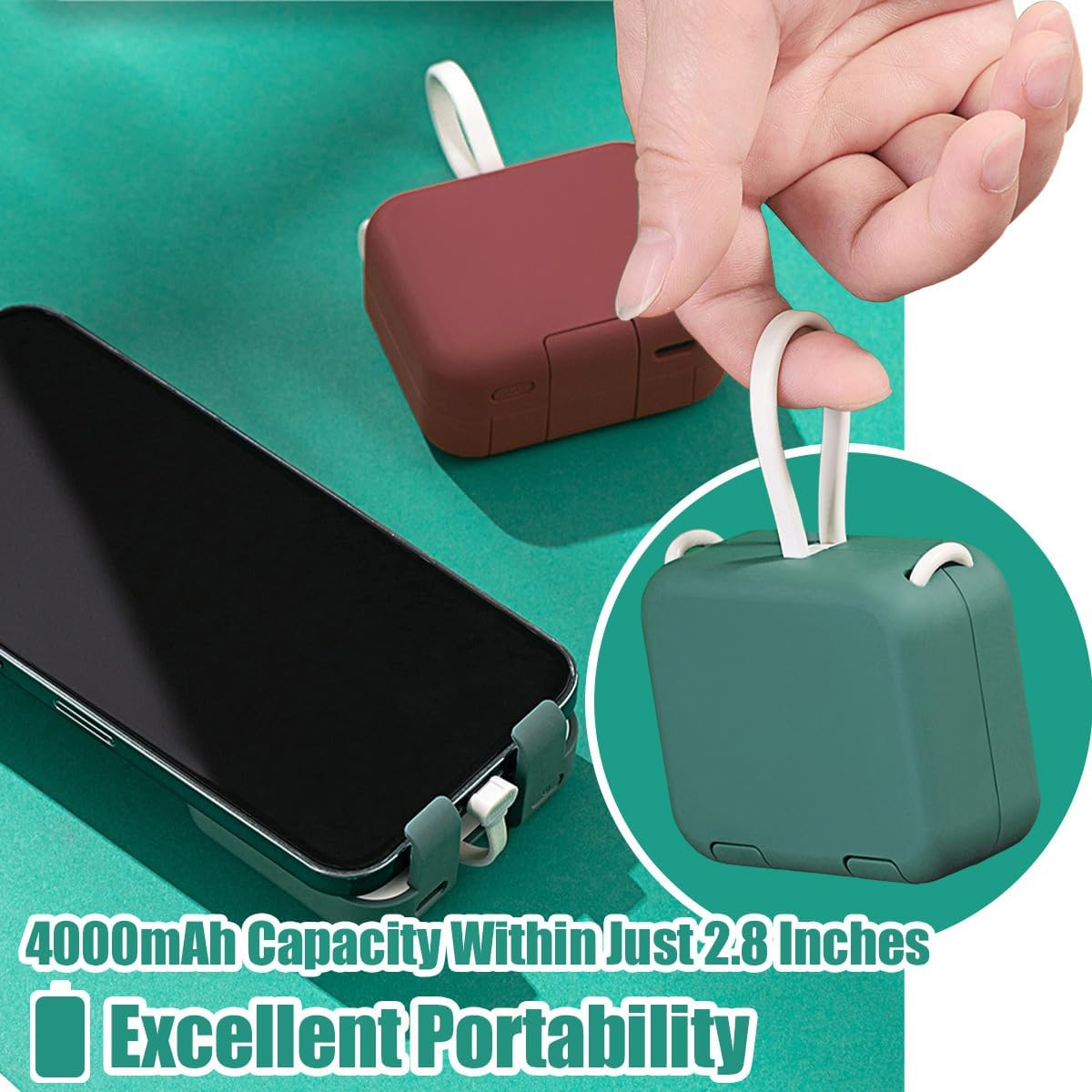 🔋Portable Wireless Charging Treasure Mobile Phone Holder