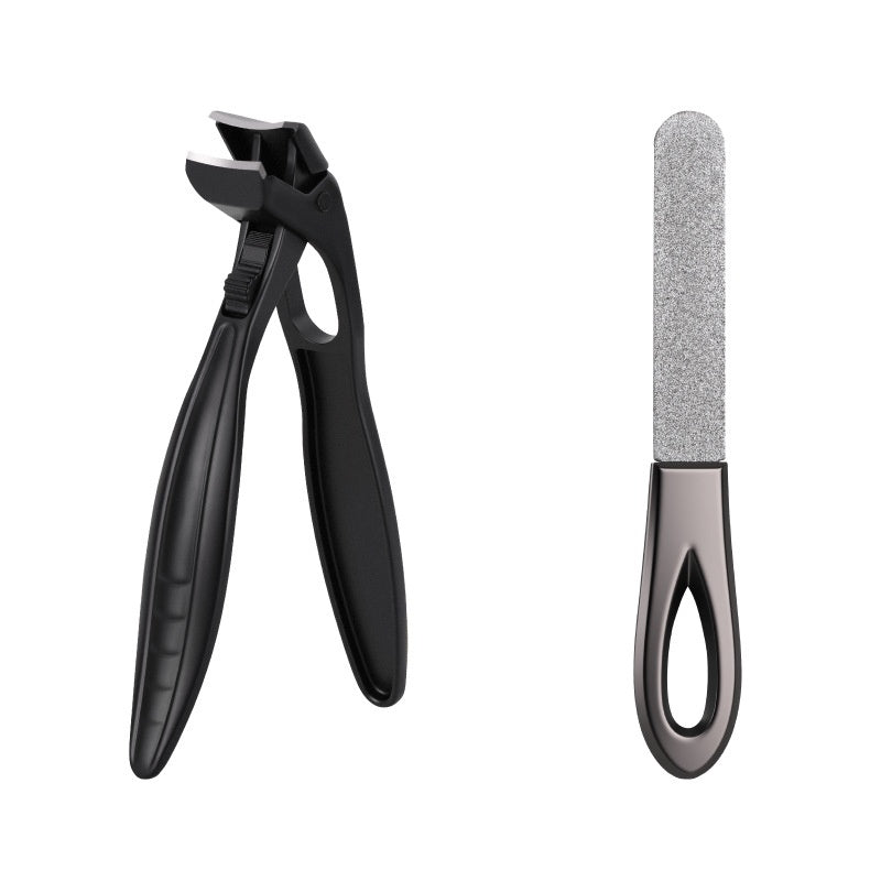 ⏳LAST DAY SALE 50% OFF !!📢Perfect Curved Design | Stainless Steel Nail Clipper | Effortless Grip for Seniors ✨