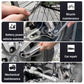 Double-ended milling elbow wrench