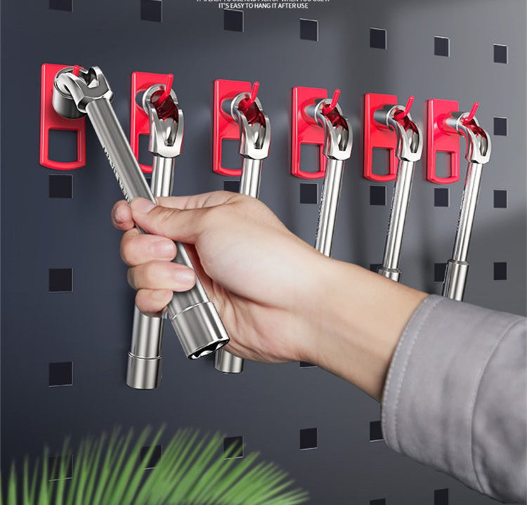 Double-ended milling elbow wrench