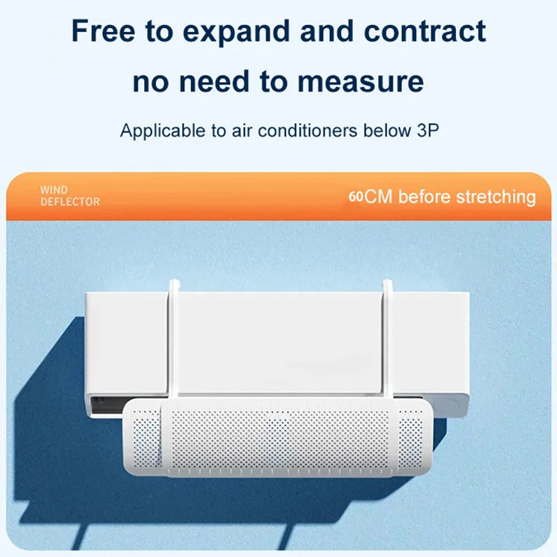 Retractable Air Conditioner Deflector