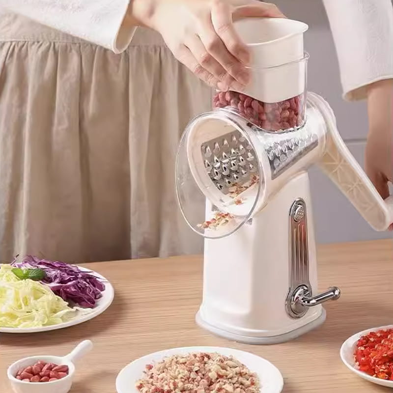 🔥Hot Sale🔥Multifunctional Rotary Vegetable Grater with Handle